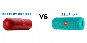 image of Beats By Dre Pill and JBL Flip 4