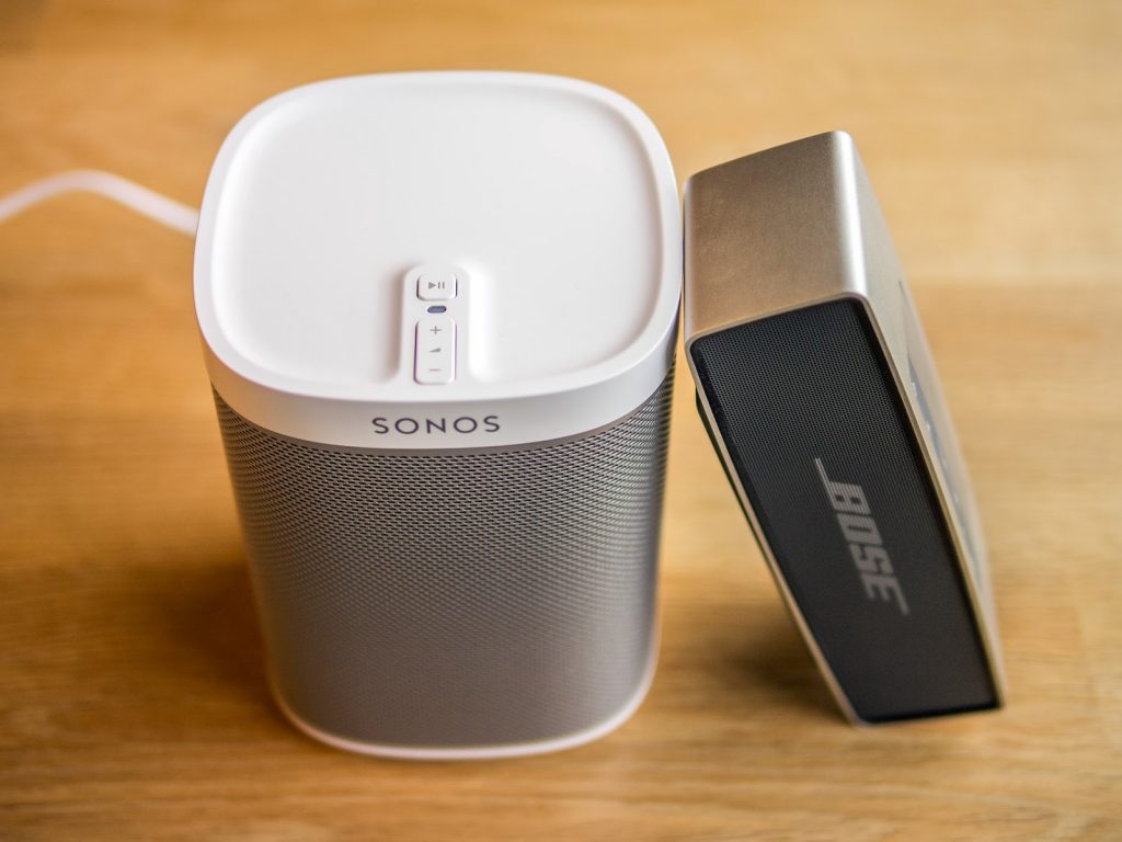 Image of Bose SoundLink Mini and Sonos Play1